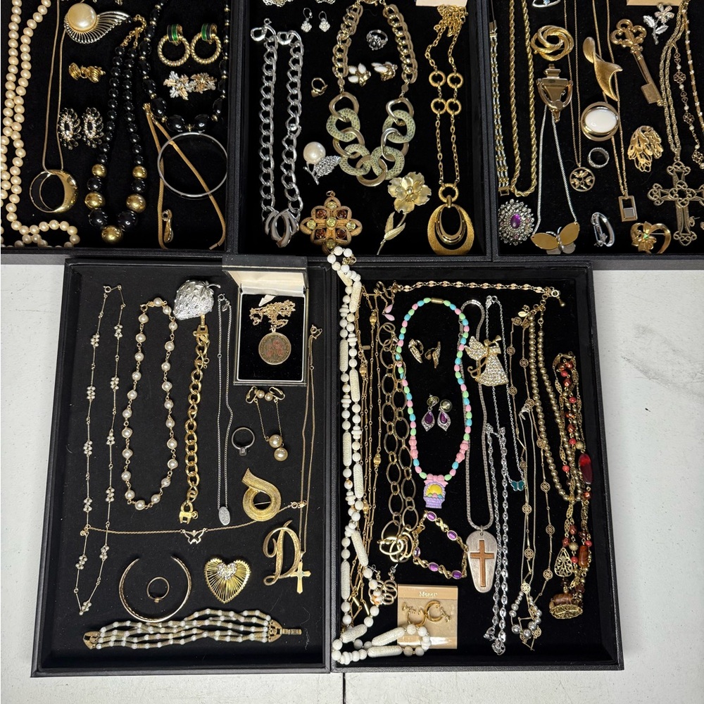 Vintage signed lot of jewelry